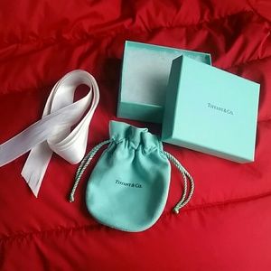 Tiffany & Co. Box, Ribbon & Pouch ONLY